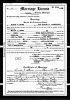 Florine B Rosentreter & Harold Stowe - Marriage Record