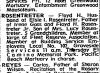 Floyd Henry Rosentreter - b 2 Jan 1914 - Obituary