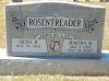 Orval Rosentreader & Martha Esch - Headstone